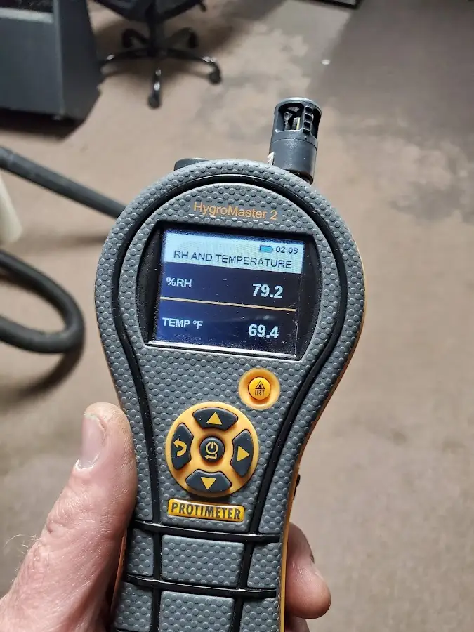 Moisture meter humidity assessment for Mold Remediation & Removal in Secaucus